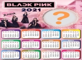 Montagem de Fotos Calendário 2021 do Black Pink