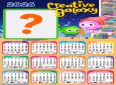 Calendário 2026 Creative Galaxy Colagem Online