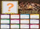 Moldura de Calendário 2021 Paz do Senhor Jesus Cristo