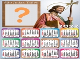 Calendário 2022 São Judas Tadeu Editar Moldura Grátis