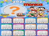 Calendário 2023 de Aniversário Turma da Mônica Foto Grátis