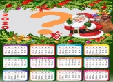 Colagem de Foto Calendário 2020 do Papai Noel