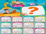 Calendário 2026 No Fundo do Mar Mundo Bita Fazer Colagem Grátis