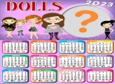 Calendário 2023 Dolls para Fotos Online
