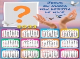 Calendário 2023 Montar Online Eu Nunca vou Desistir de Você