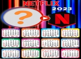 Fazer Montagem de Fotos Grátis Calendário 2023 NetFlix