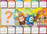 Calendário 2020 George o Curioso Horizontal