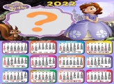 Colagem Calendário 2022 Princesinha Sofia Online