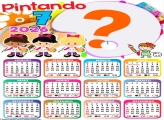 Calendário 2026 Pintando o 7 Montagem de Foto