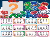 Foto Colagem Grátis Calendário 2024 Feliz Natal PJ Masks