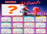 Calendário 2026 Blush Colagem de Fotos