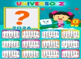 Calendário 2026 Universo Z Juntar Foto Online