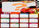 Calendário 2019 Hot Wheels Carro Vermelho