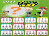 Colar Foto e Imprimir Calendário 2023 Johnny Test