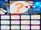 Criar Foto Montagem Calendário 2021 Votos de Natal