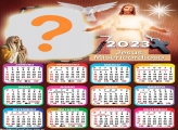 Colar e Imprimir Calendário 2023 Jesus Misericordioso