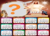 Colar e Imprimir Calendário 2023 Jesus Misericordioso