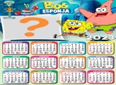 Calendário 2023 Bob Esponja Personalizado