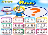Calendário 2026 Pororo O Pequeno Pinguim Emoldurar Foto Online