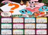 Foto Calendário 2026 Feliz Natal Gumball Grátis