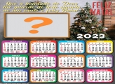 Calendário 2023 Feliz Natal Bondade de Deus Fazer Grátis