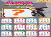 Calendário 2026 Boruto Fazer Colagem Grátis