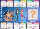 Calendário 2019 Horizontal Lazy Town