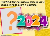 Colagem de Foto Online 2024 Ano de Muita Alegria