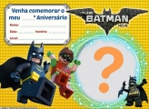 Convite Batman Lego