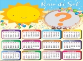 Raio de Sol Foto Montagem de Calendário 2021