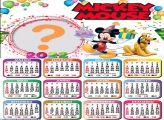 Calendário 2022 Mickey Mouse Montar Foto