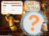 Convite Gato de Botas