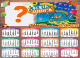 Calendário 2025 Arraiá da Galinha Pintadinha Festa Junina Fazer Montagem