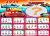 Colagem de Foto CalendÃ¡rio 2024 Carros Desenho