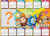 Calendário 2019 George o Curioso