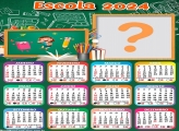 Calendário 2024 Escola Fazer Colagem Online
