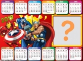 Calendário 2019 Marvel Personagens