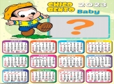 Calendário 2023 Chico Bento Baby Moldura de Foto Online