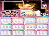 Calendário 2018 Meninas Baby Disney