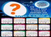 Calendário 2026 Feliz Páscoa Boa Noite com Mensagem Montar Foto Grátis