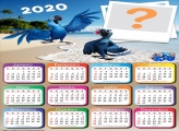 Foto Colagem Calendário 2020 Araras Rio