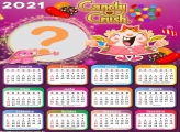 Calendário 2021 Candy Crush Montagem Fotos