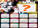 Calendário 2026 Queen Foto Moldura
