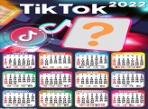 Calendário 2022 Colagem de Foto TikTok Online