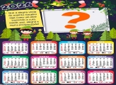 Calendário 2026 Alegria e Muita Prosperidade Colagem de Fotos