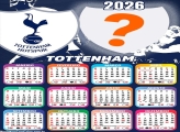 Calendário 2026 Tottenham Foto Moldura