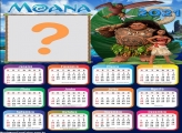 Calendário 2021 Moana Montagem Grátis