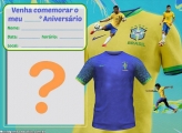 Convite Camisa Seleção Brasileira Copa do Mundo