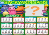 Infantil Foto Montagem Calendário 2024 Os Backyadigans