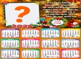 Calendário 2026 Sucesso Força e Coragem Feliz Natal Montagem de Foto
